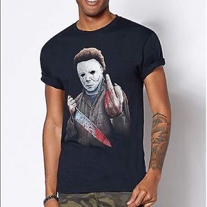 Unisex Michael Myers Middle Finger Shirt